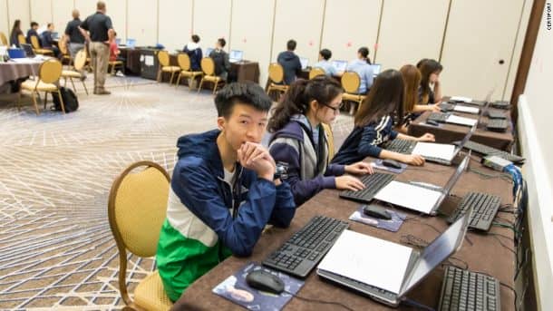 Participants come from all over the world to compete in the Microsoft Office Specialist World Championships. Credits: Certiport