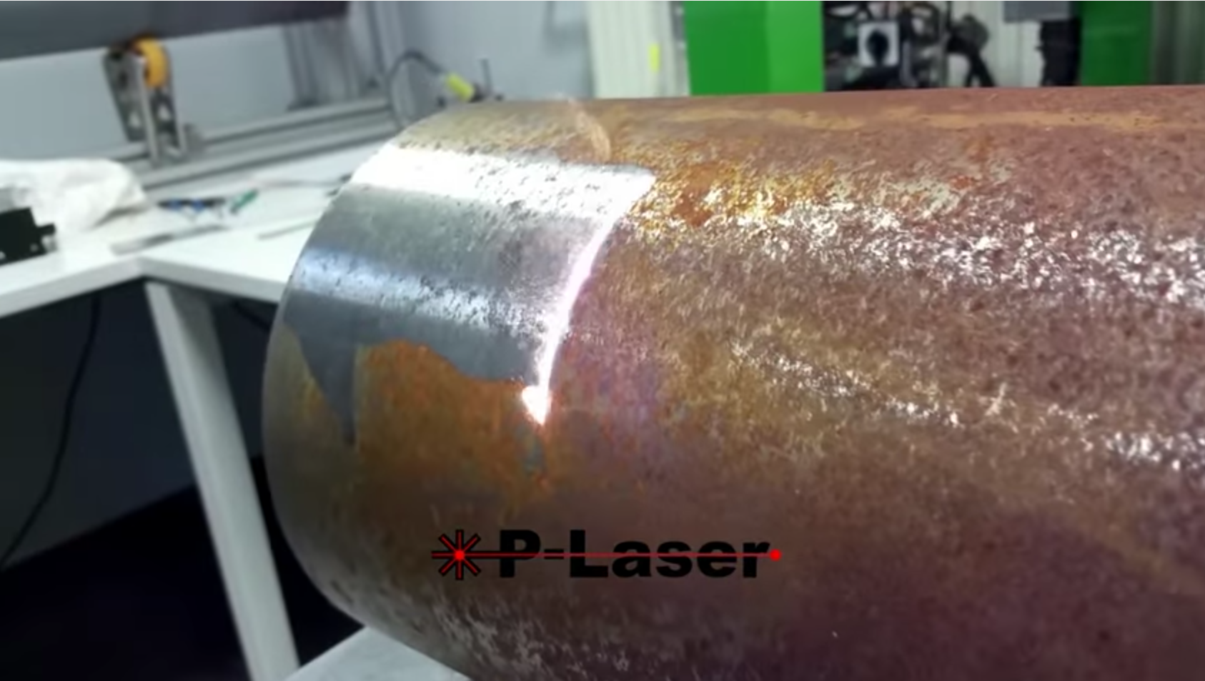 Laser rust removal