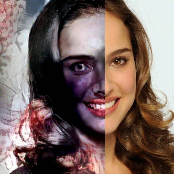 Zombie Version Of Natalie Portman [Image Courtesy of Nightmare Machine]