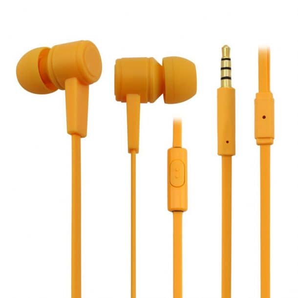 Dairle MIC Earphones with Deep Bass Sound and Smart Controller (Yellow) Samsung Galaxy A5 Earphones