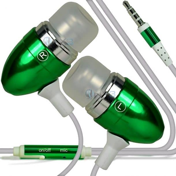 ONX3 (Green) Huawei P10 Lite Aluminum Earphones