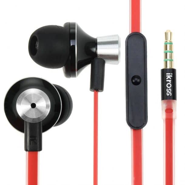 iKross In-Ear 3.5mm Noise-Isolation Stereo Earphones w/Mic