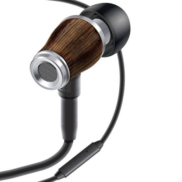 GOgroove AudiOHM WD Wood Earbud In-Ear Headphones w/Mic