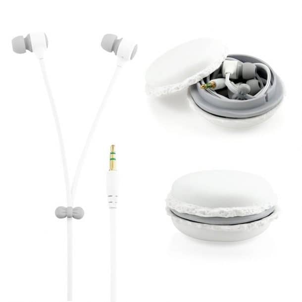 White 3.5mm In Ear Earphones Earbuds Headset