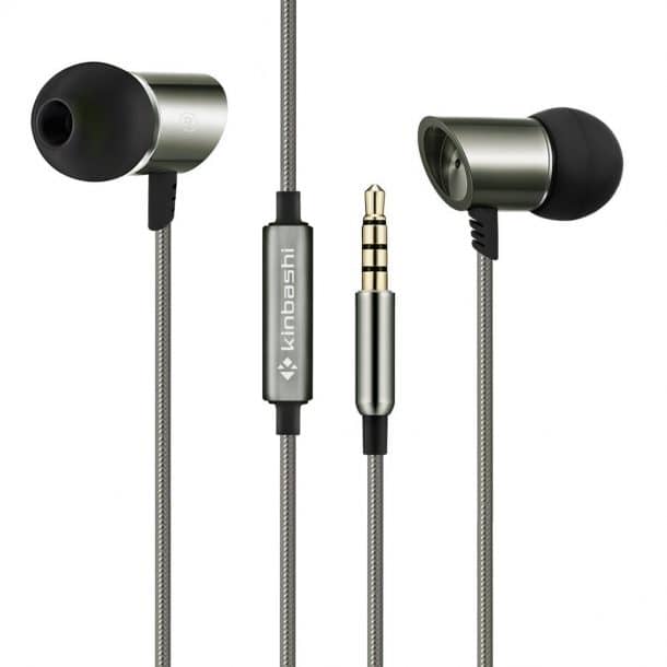 Kinbashi Noise Isolating Earbuds w/ Mic and Remote