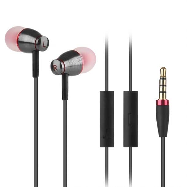 Q-YEE Wired In-Ear Earbud Headphones w/Mic & Remote Control