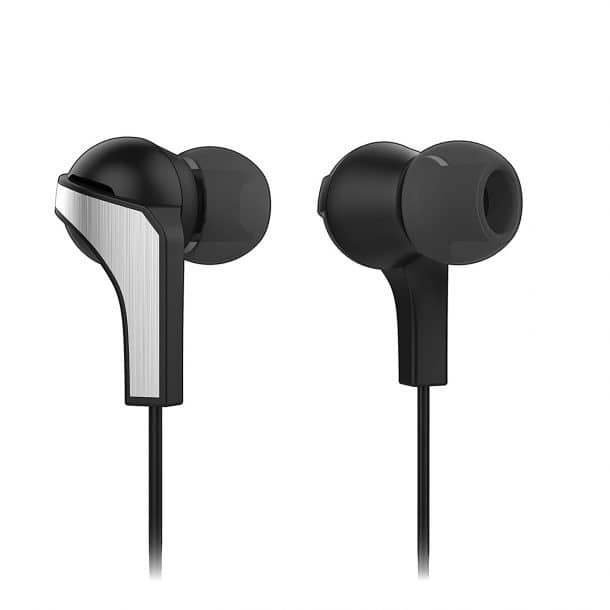 G-CORD (TM) In-Ear Wired Stereo Sound Earphones with Mic 