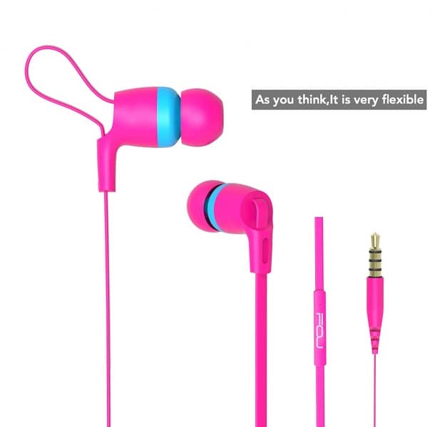 Earbuds In-ear Earphones with Mic Noise Isolating Heavy Deep Bass earphones for Oppo F3