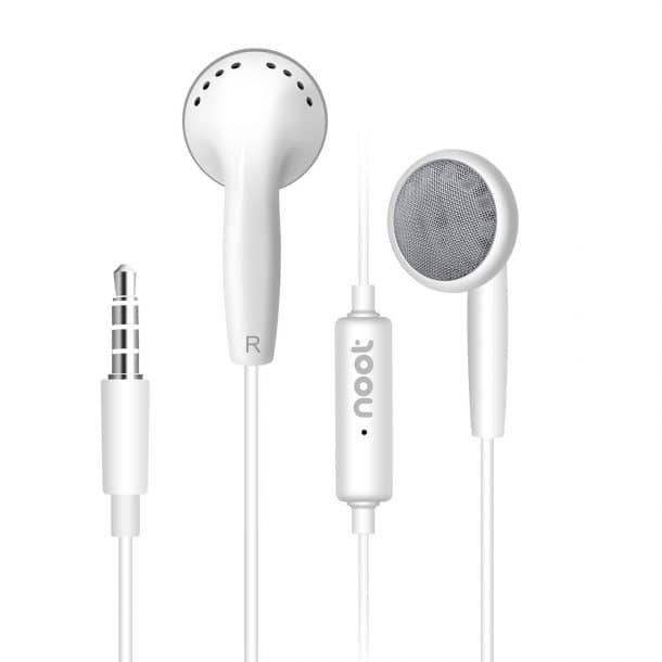 Noot Premium Earphones with Mic Stereo - Classic earphones for Sony Xperia XZ Premium