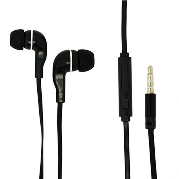 For Android Cell Phone 3.5mm Audio Earphone Volume Control w/mic