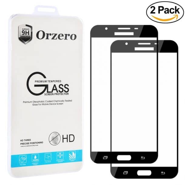 Orzero Samsung Galaxy J7 Pro Screen Protector 