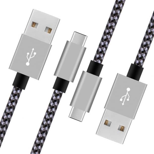 USB Type C to USB 2.0 Cable AILANSI Series-Nylon Braided USB C