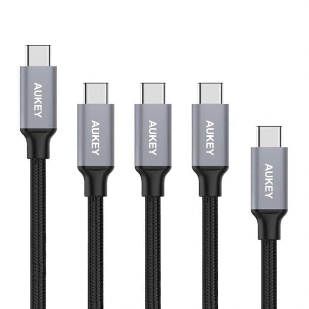 AUKEY USB Type C Cable, USB C to USB 3.0 Fast Charging