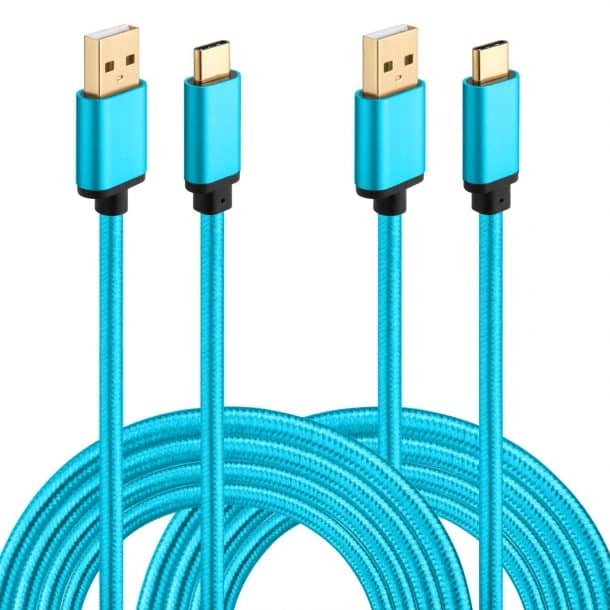 USB Type C Cable 10ft, HI-CABLE 2 Pack USB A to USB C