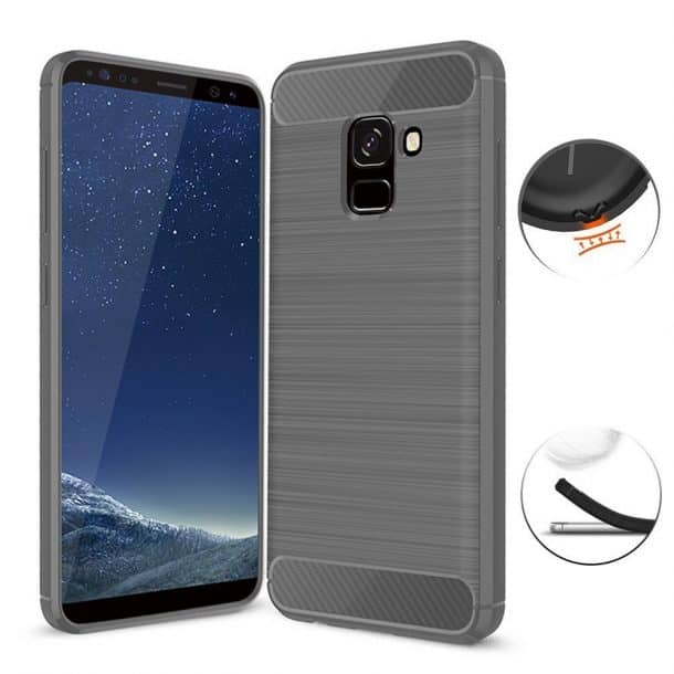 TopACE Shock Absorption Soft TPU Case for Samsung Galaxy A8 2018