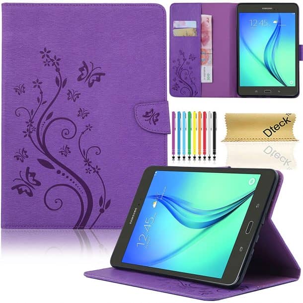 Dteck Slim Fit Protective Synthetic Leather Stand Case for Samsung Galaxy Tab A 8.0