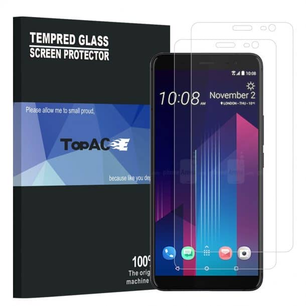 TopACE Premium Quality Tempered Glass Screen Protector for HTC U11 Plus 