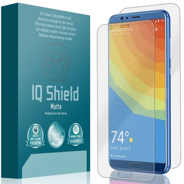 IQ Shield Matte Full Coverage Anti-Glare Screen Protector for Huawei Honor