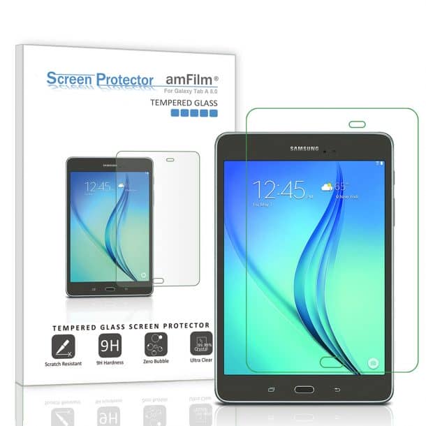 amFilm Tempered Glass Screen Protector for Samsung Galaxy Tab A 8.0 ($9.99)