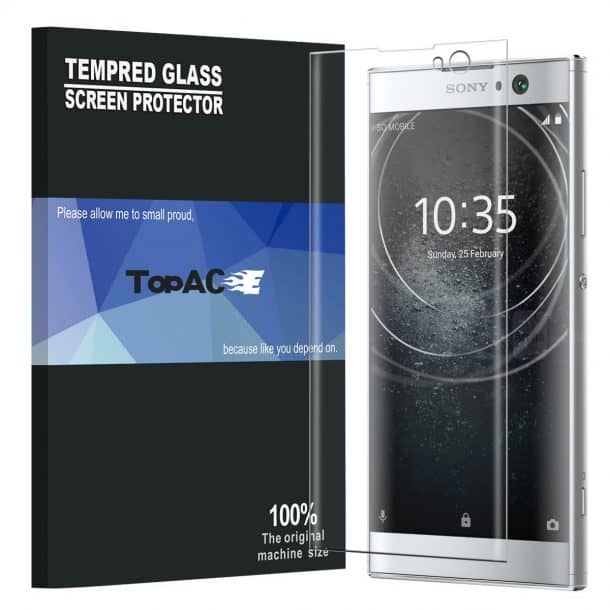 Sony Xperia XA2 Tempered Glass Screen Protector 2 Pack 9H Hardness Screen Protector Film for Sony Xperia XA2 Bear Village Anti Scratch Screen Protector 
