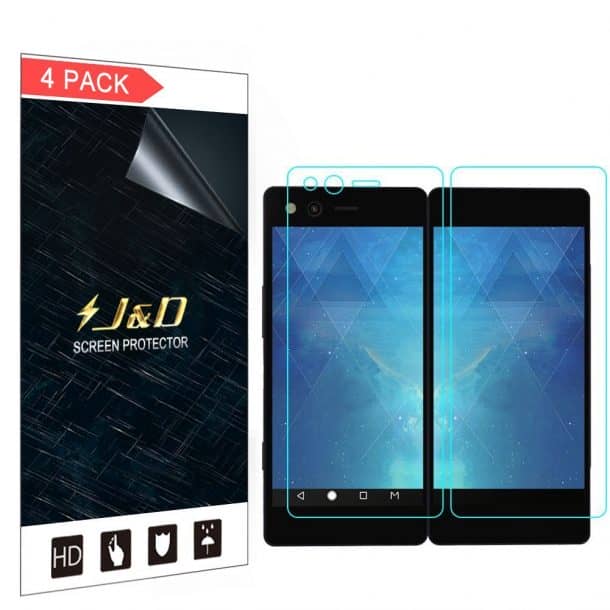 J&D Premium HD Clear Screen Protector for ZTE Axon M