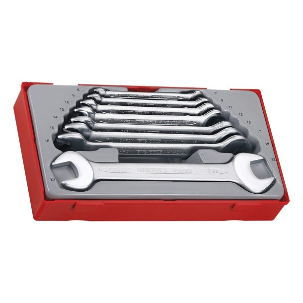 Teng Tools 8 Piece Double Open Ended Spanner Set for home
