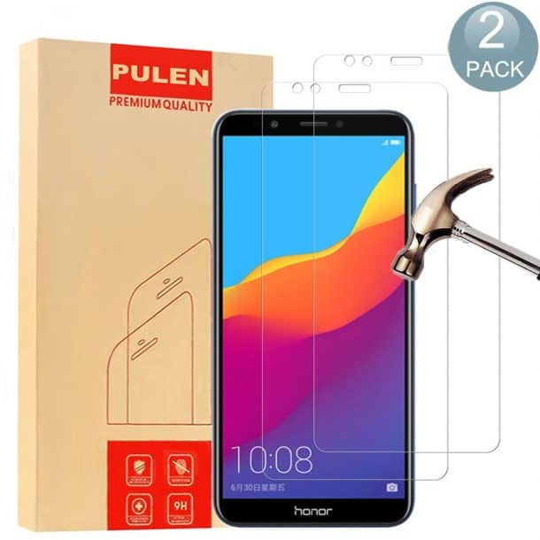 9H Tempered Glass Screen Protector Compatible with Huawei Honor 7C 3 Pack Ultra Clear Easy Installation The Grafu Screen Protector for Huawei Honor 7C 