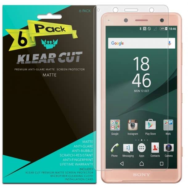 Klear Cut HD Matte Screen Protector for Sony Xperia XZ2 Compact 
