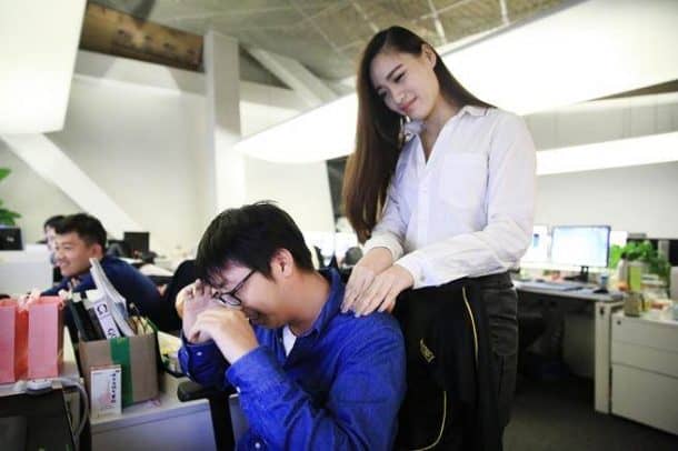 china hiring women to relax programmers
