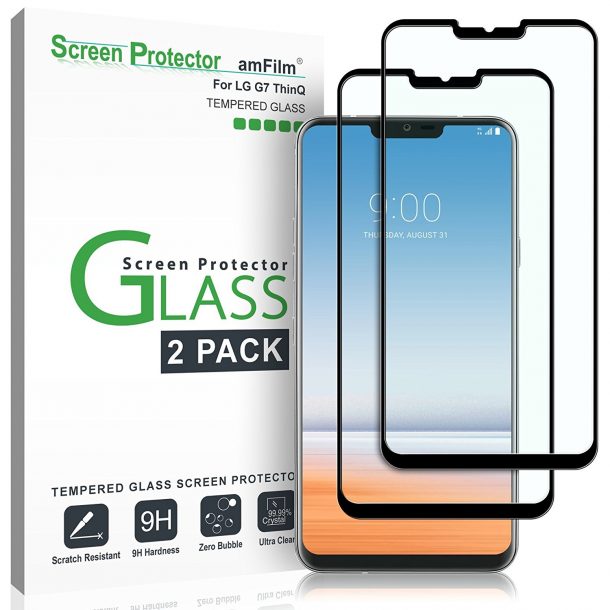 amFilm Tempered Glass Screen Protector for LG G7 ThinQ