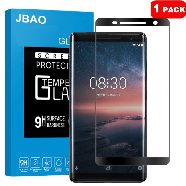 Jbao Direct Tempered Glass Screen Protector for Nokia 8 Sirocco