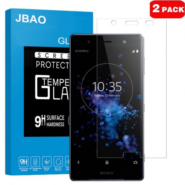 Jbao Direct Tempered Glass Sony Xperia XZ2 Premium Screen Protectors