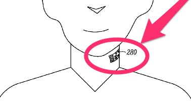 Google electronic throat tattoo