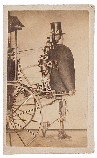 From 1868. This is what started what will be the downfall of humans. “Zadoc P. Dederick, along with Isaac Grass, was the creator of a steam-powered humanlike robot designed to pull a cart.”