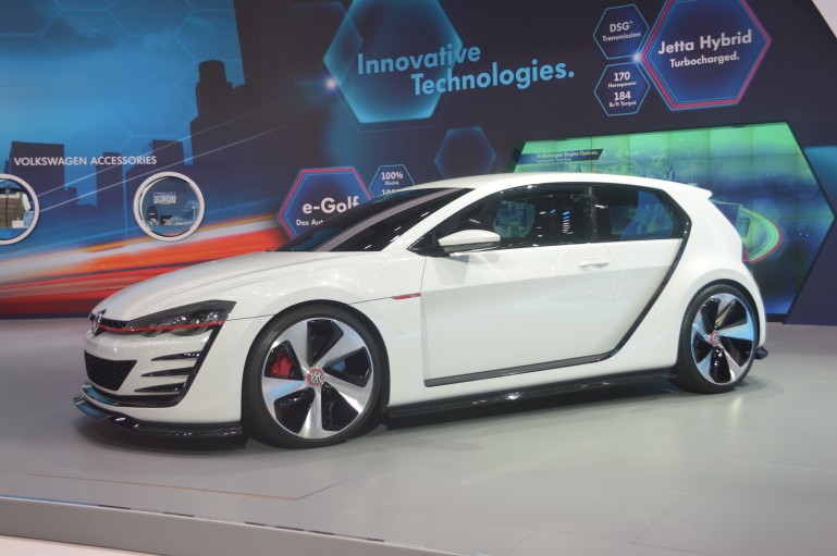 The Design Vision GTI designers experimented with the C-pillar as an 'autonomous design el...