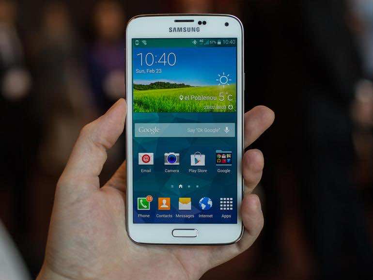 5. Samsung Galaxy S5
