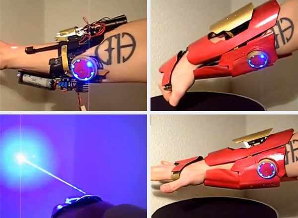 DIY Iron Man Gauntlet som kan avfyra riktiga raketer