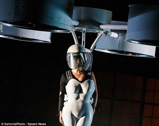 Lady Gaga's flying dress Volantis