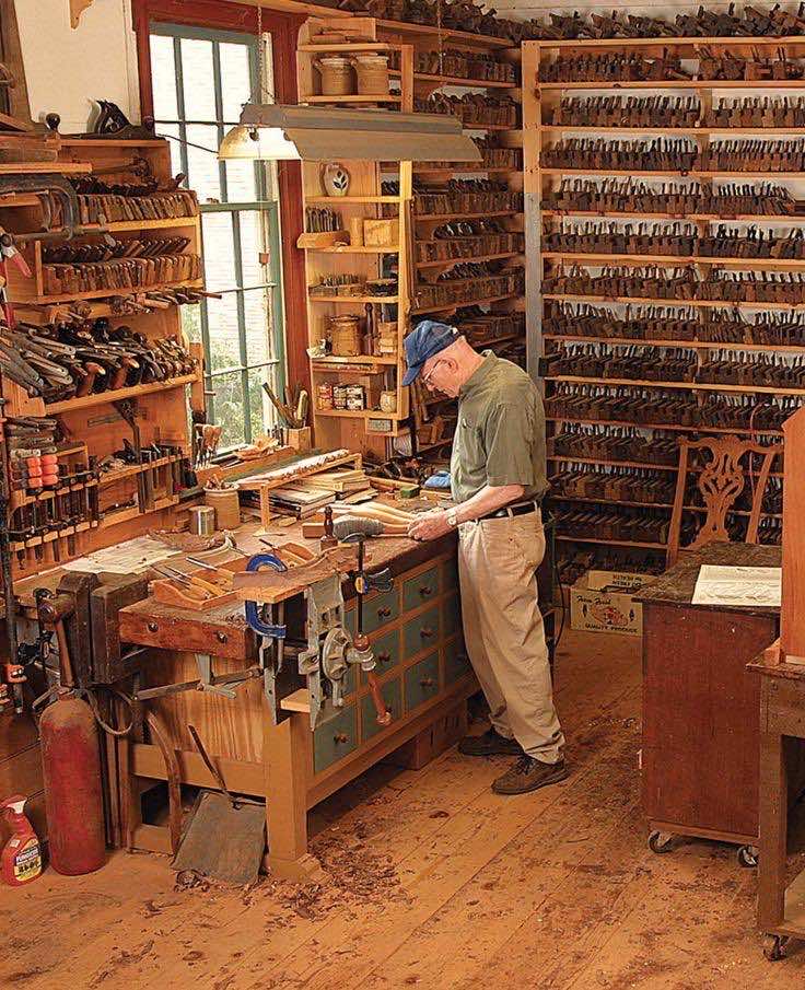 Woodworking tools for workshop
