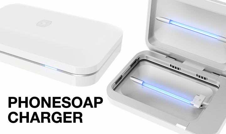 The Phonesoap Charger Charges And Kills Bacteria On Your Phone Simultaneously