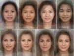 Software Calculates Average Women Faces In Different Countri