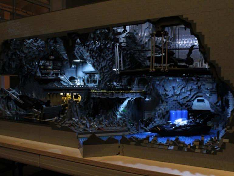 Batcave made from LEGO9