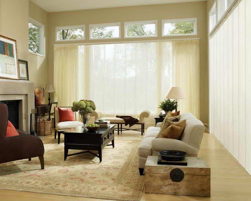 living drawing sheer curtain curtains window rooms cream designing modern traditional treatments wonderfulengineering