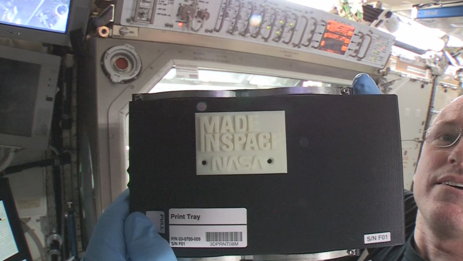The First 3D Object, Printed in Space