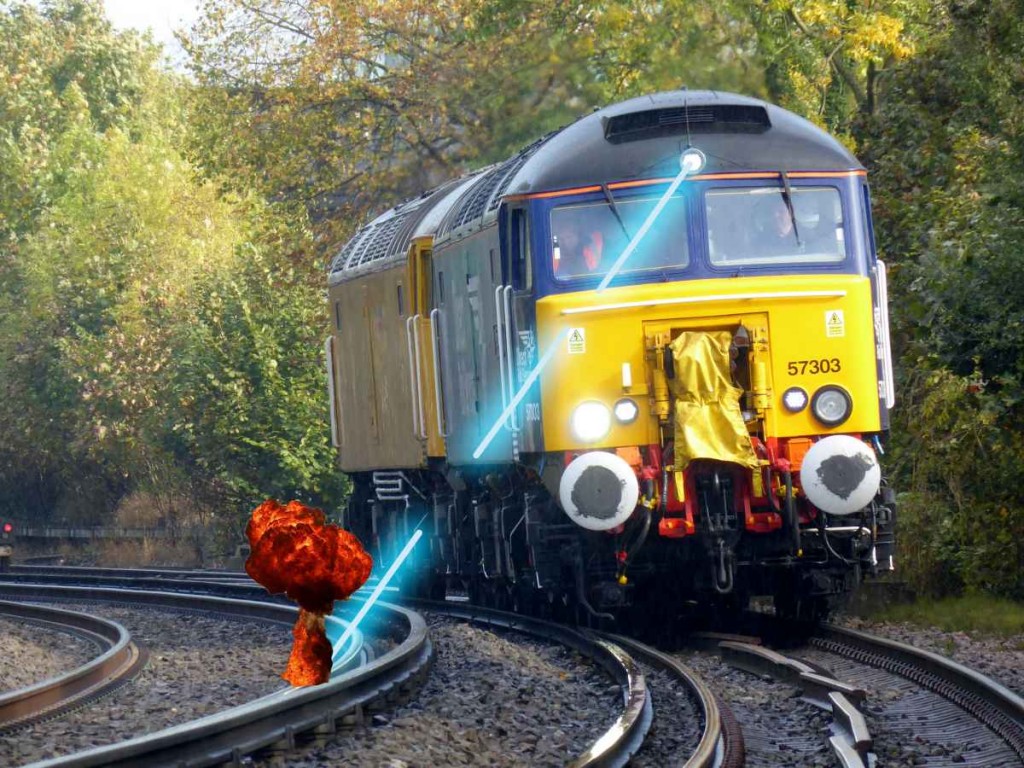 Vaporize Leaves on Rail tracks - Laser Railhead Cleaner2