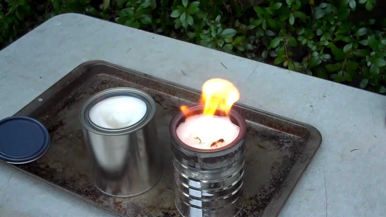 DIY Heater – Alcohol, Metallic Can and Toilet Roll5