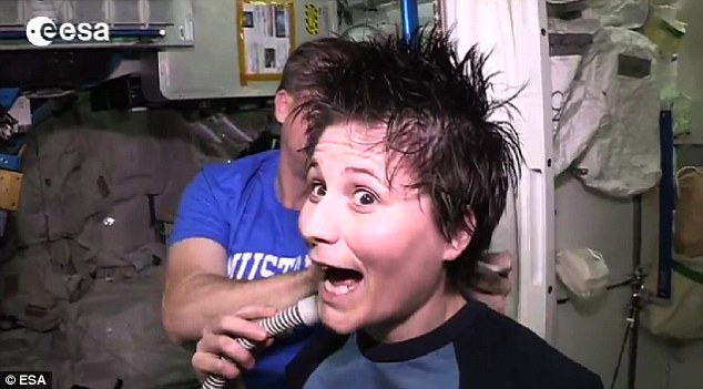 Haircut in Space – ESA Released Video3