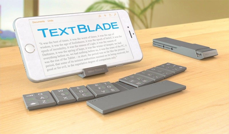 The TextBlade – Eight Key QWERTY Keyboard