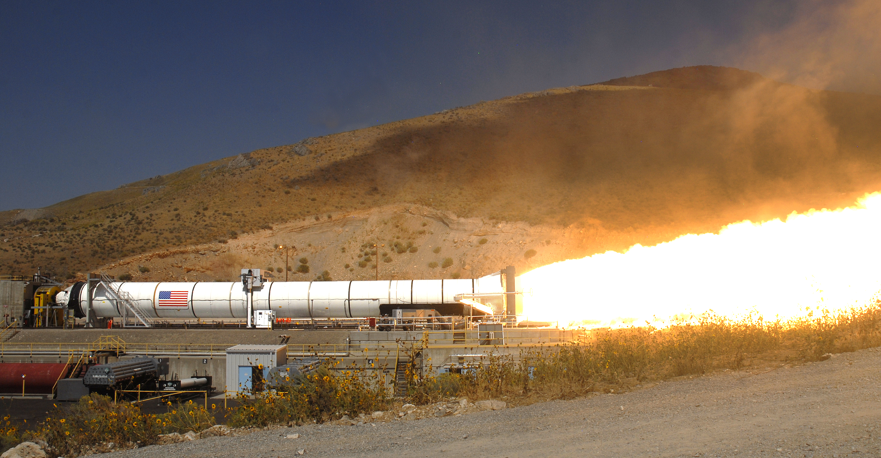 NASA Tests Mars Rocket Booster 6