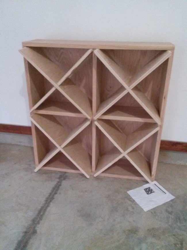 How to make a wine rack